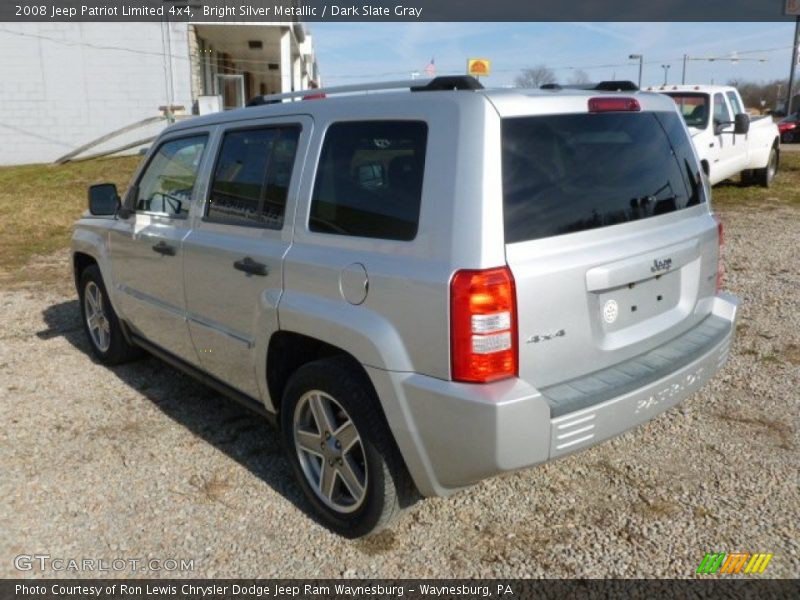 Bright Silver Metallic / Dark Slate Gray 2008 Jeep Patriot Limited 4x4