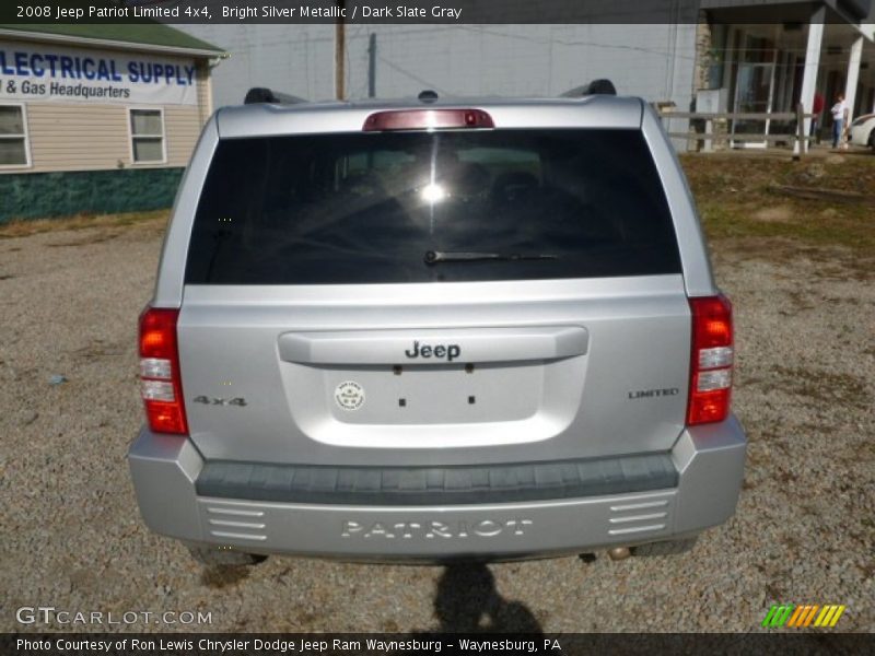Bright Silver Metallic / Dark Slate Gray 2008 Jeep Patriot Limited 4x4