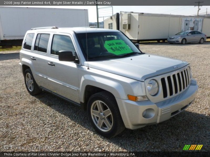 Bright Silver Metallic / Dark Slate Gray 2008 Jeep Patriot Limited 4x4