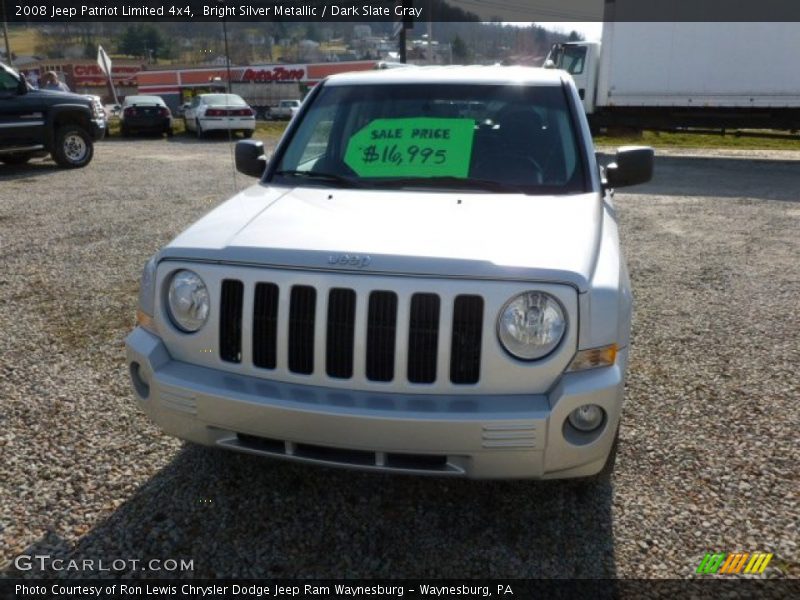 Bright Silver Metallic / Dark Slate Gray 2008 Jeep Patriot Limited 4x4