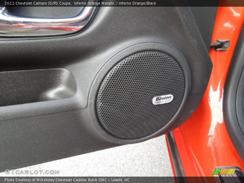 Inferno Orange Metallic / Inferno Orange/Black 2011 Chevrolet Camaro SS/RS Coupe