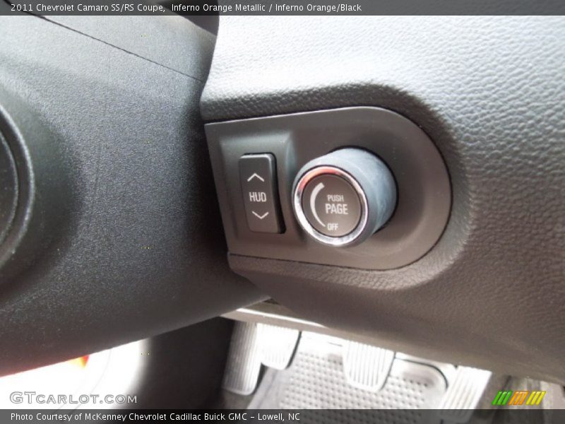 Inferno Orange Metallic / Inferno Orange/Black 2011 Chevrolet Camaro SS/RS Coupe