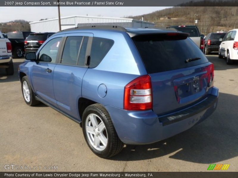 Marine Blue Pearlcoat / Pastel Slate Gray 2007 Jeep Compass Sport