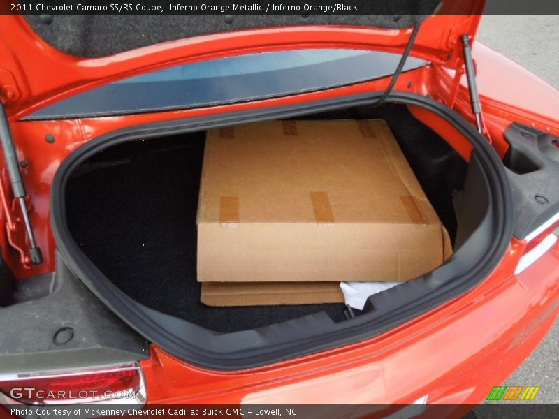 Inferno Orange Metallic / Inferno Orange/Black 2011 Chevrolet Camaro SS/RS Coupe
