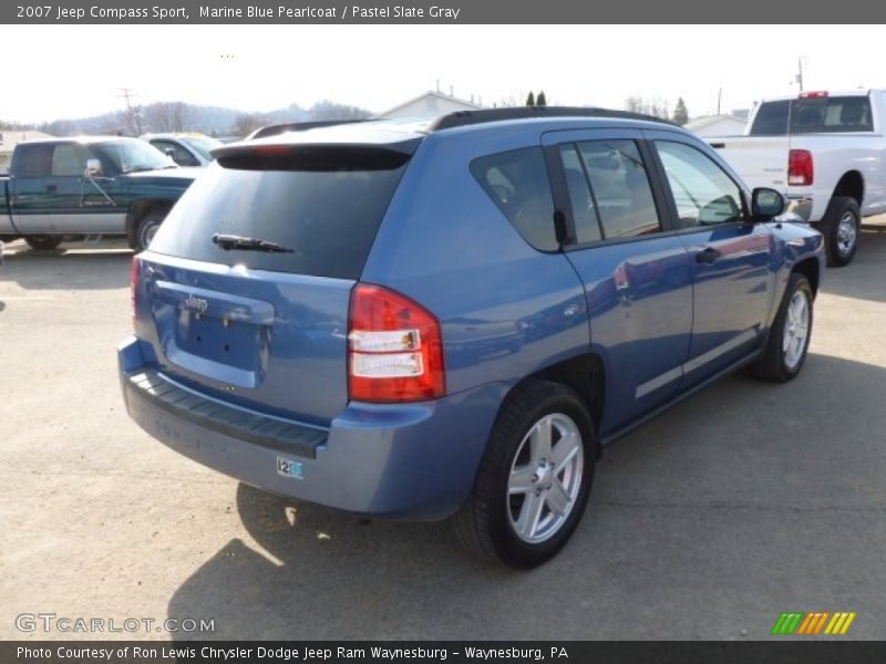 Marine Blue Pearlcoat / Pastel Slate Gray 2007 Jeep Compass Sport
