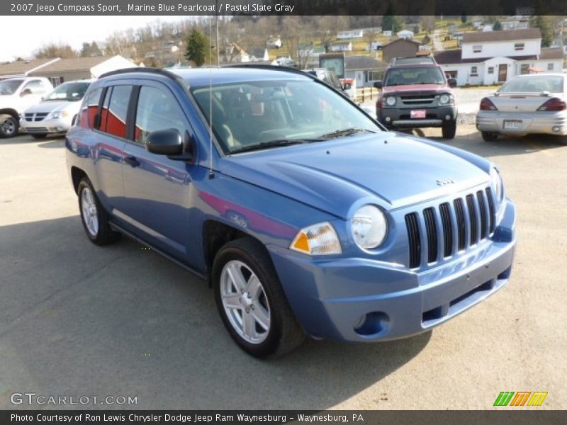 Marine Blue Pearlcoat / Pastel Slate Gray 2007 Jeep Compass Sport