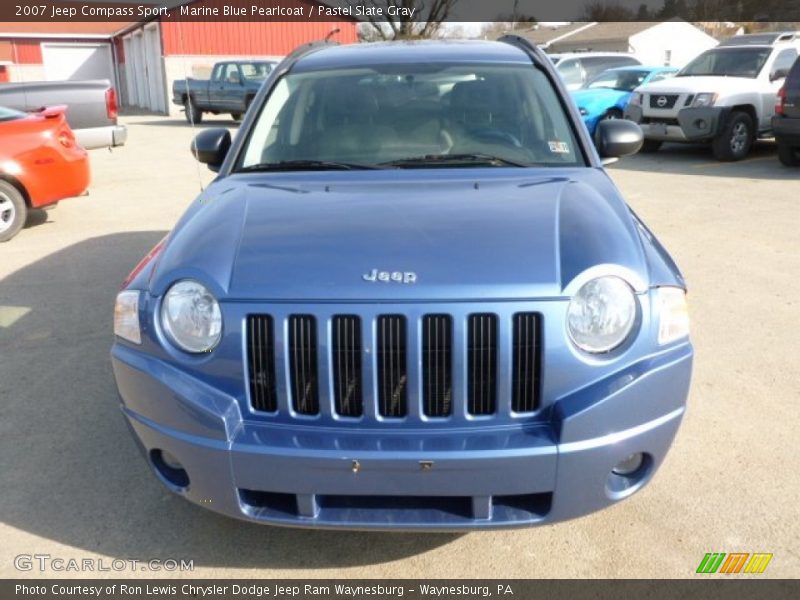 Marine Blue Pearlcoat / Pastel Slate Gray 2007 Jeep Compass Sport