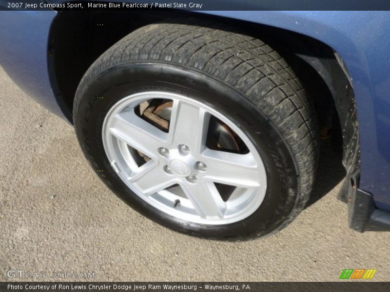 Marine Blue Pearlcoat / Pastel Slate Gray 2007 Jeep Compass Sport