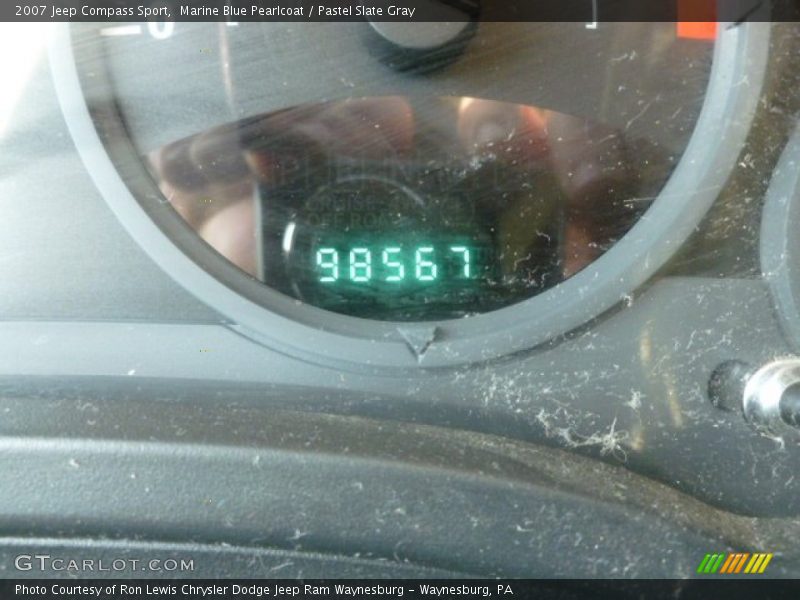 Marine Blue Pearlcoat / Pastel Slate Gray 2007 Jeep Compass Sport