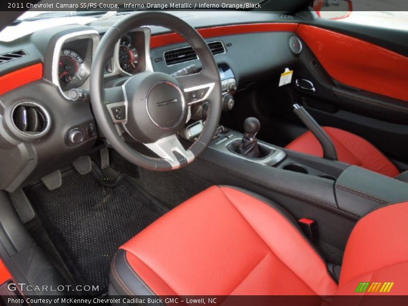 Inferno Orange/Black Interior - 2011 Camaro SS/RS Coupe 