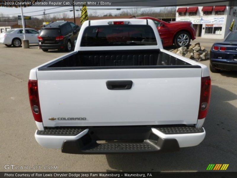 Summit White / Ebony 2009 Chevrolet Colorado Regular Cab