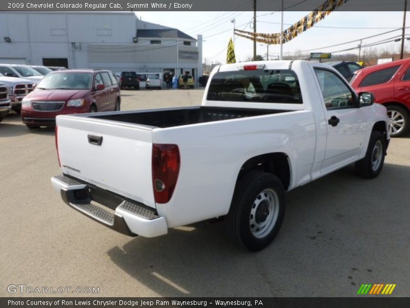 Summit White / Ebony 2009 Chevrolet Colorado Regular Cab