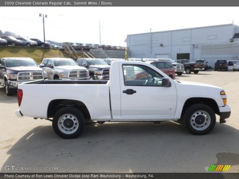 Summit White / Ebony 2009 Chevrolet Colorado Regular Cab