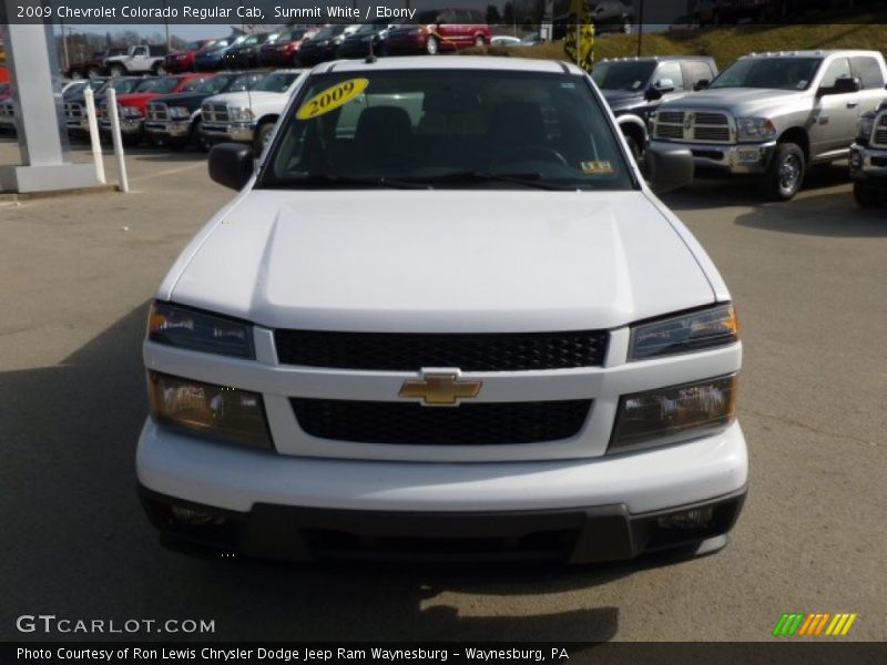 Summit White / Ebony 2009 Chevrolet Colorado Regular Cab