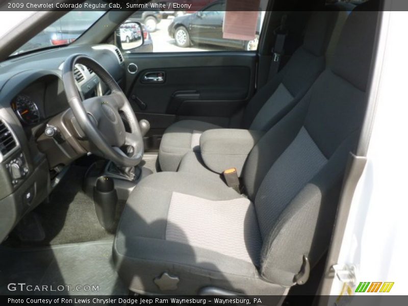 Summit White / Ebony 2009 Chevrolet Colorado Regular Cab