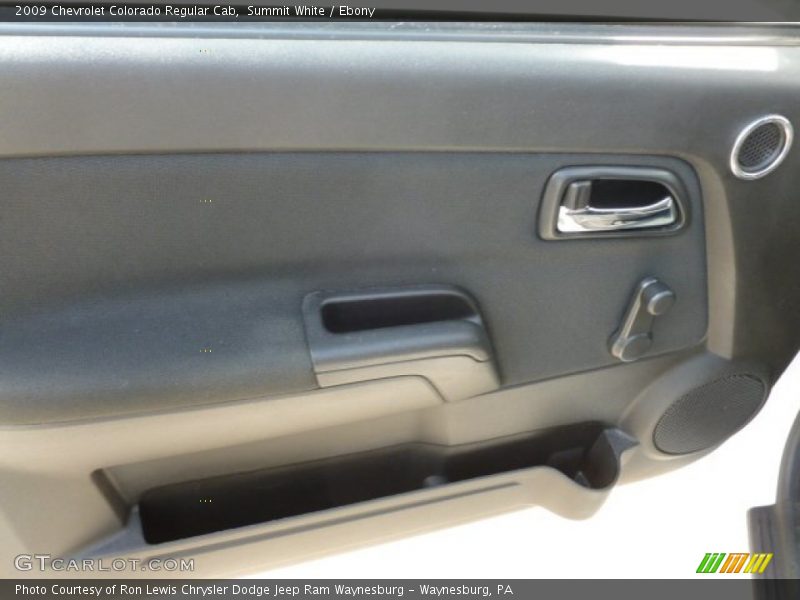 Summit White / Ebony 2009 Chevrolet Colorado Regular Cab