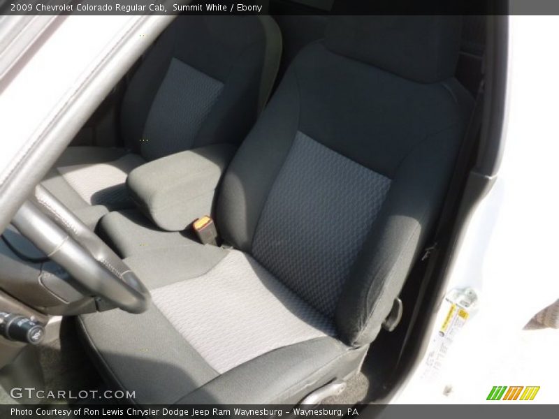 Summit White / Ebony 2009 Chevrolet Colorado Regular Cab