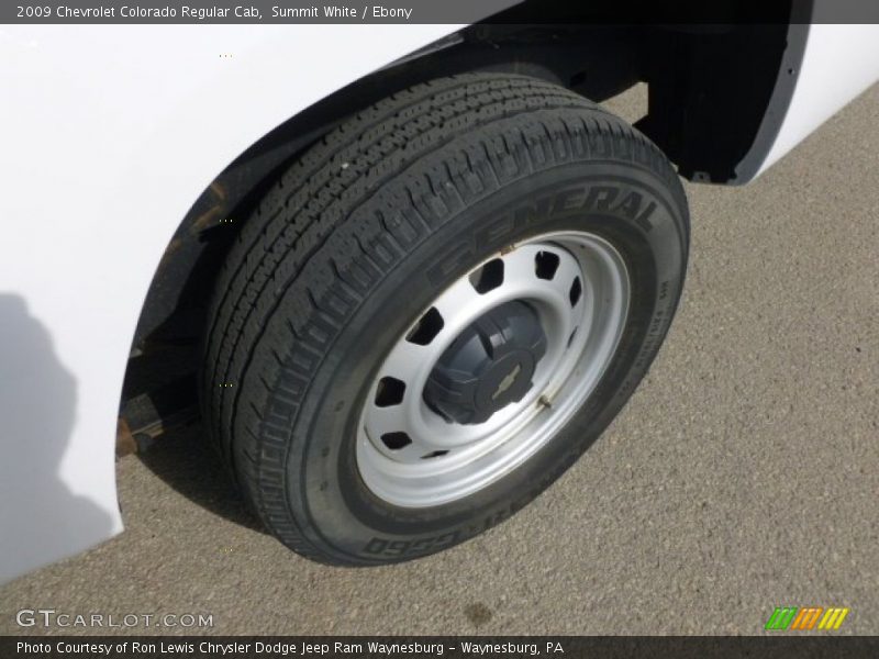 Summit White / Ebony 2009 Chevrolet Colorado Regular Cab
