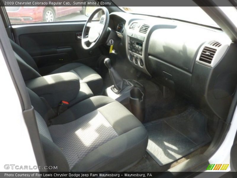 Summit White / Ebony 2009 Chevrolet Colorado Regular Cab