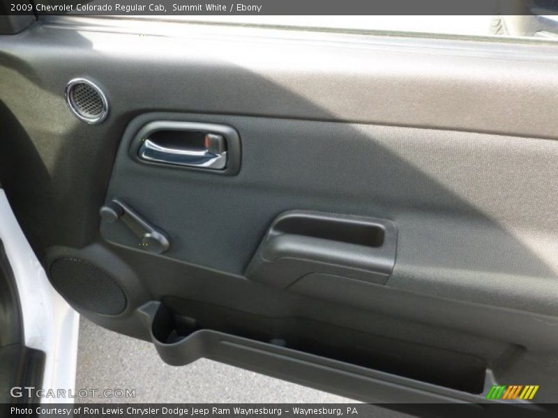 Summit White / Ebony 2009 Chevrolet Colorado Regular Cab