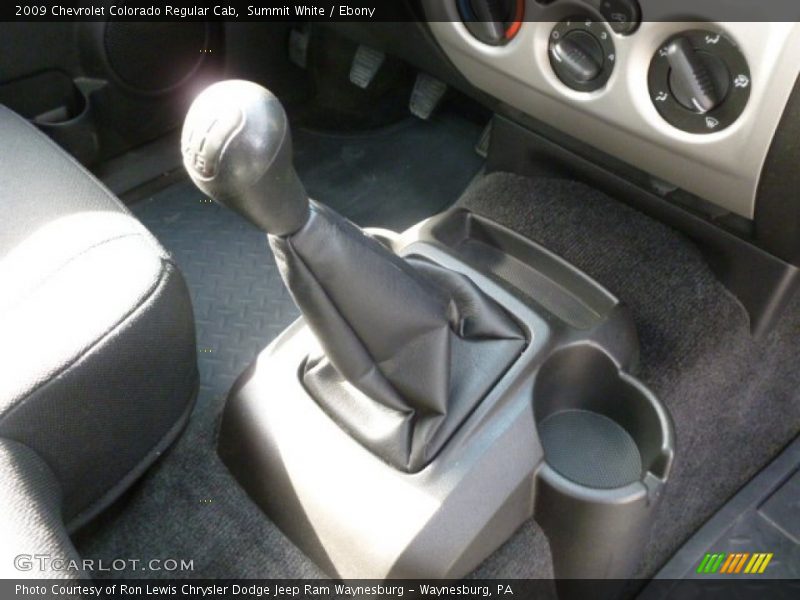 Summit White / Ebony 2009 Chevrolet Colorado Regular Cab