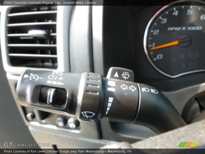 Summit White / Ebony 2009 Chevrolet Colorado Regular Cab