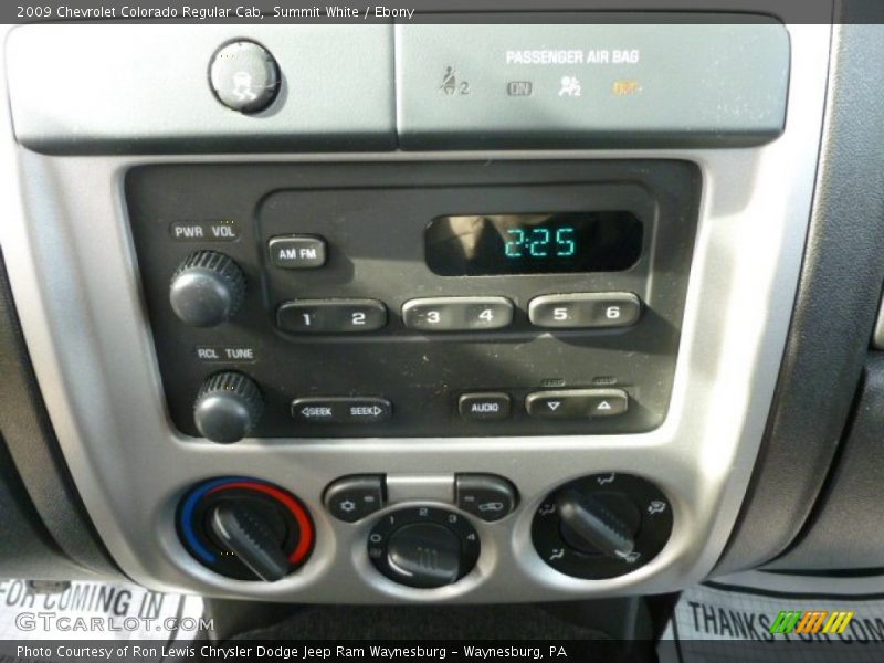 Summit White / Ebony 2009 Chevrolet Colorado Regular Cab