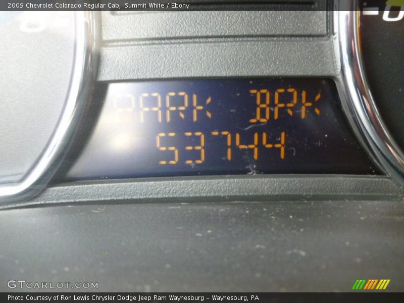 Summit White / Ebony 2009 Chevrolet Colorado Regular Cab