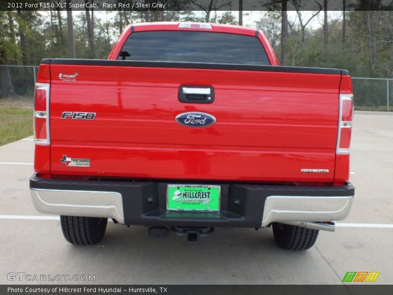 Race Red / Steel Gray 2012 Ford F150 XLT SuperCab