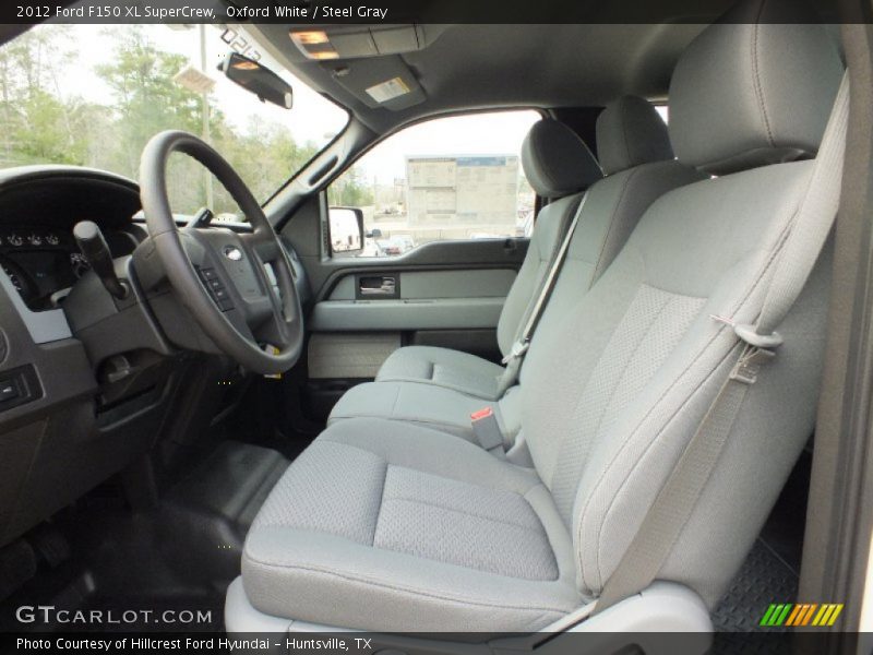 Oxford White / Steel Gray 2012 Ford F150 XL SuperCrew