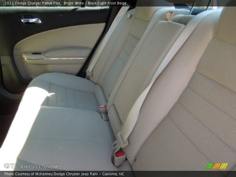 Bright White / Black/Light Frost Beige 2011 Dodge Charger Rallye Plus