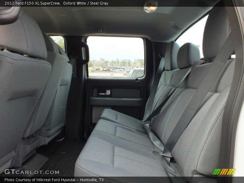 Oxford White / Steel Gray 2012 Ford F150 XL SuperCrew