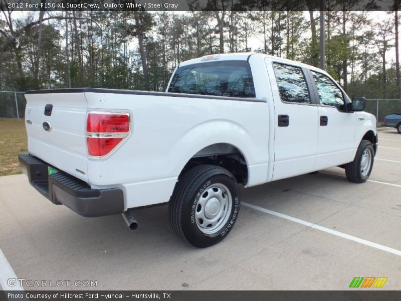Oxford White / Steel Gray 2012 Ford F150 XL SuperCrew