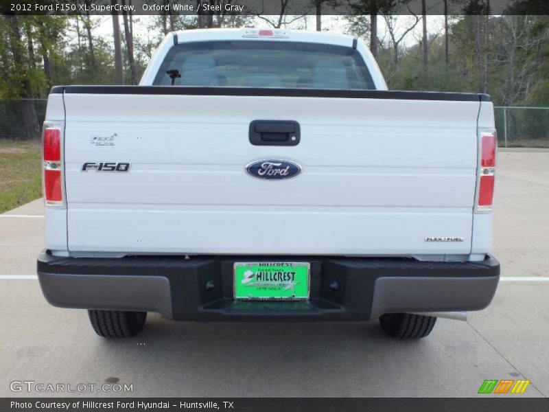 Oxford White / Steel Gray 2012 Ford F150 XL SuperCrew