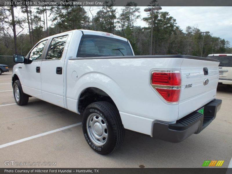 Oxford White / Steel Gray 2012 Ford F150 XL SuperCrew