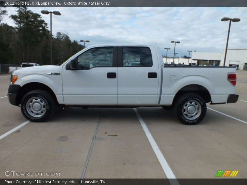 Oxford White / Steel Gray 2012 Ford F150 XL SuperCrew