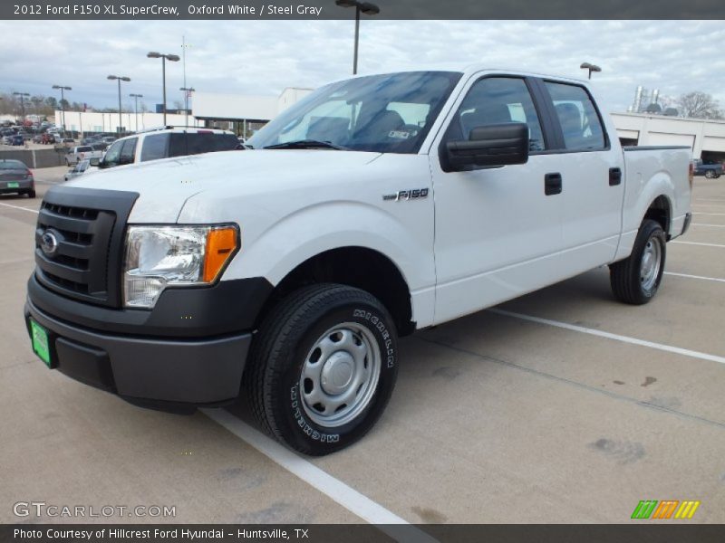 Oxford White / Steel Gray 2012 Ford F150 XL SuperCrew
