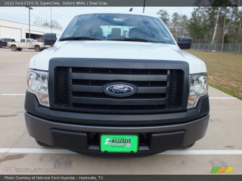 Oxford White / Steel Gray 2012 Ford F150 XL SuperCrew