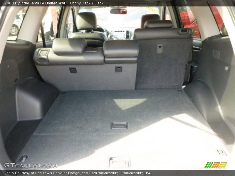 Ebony Black / Black 2008 Hyundai Santa Fe Limited 4WD