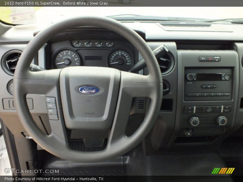 Oxford White / Steel Gray 2012 Ford F150 XL SuperCrew