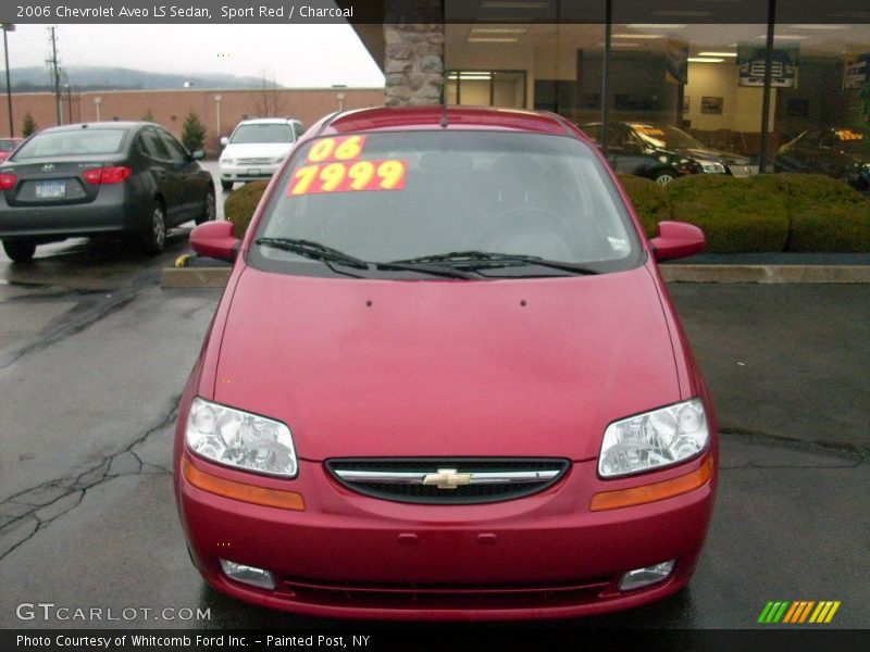 Sport Red / Charcoal 2006 Chevrolet Aveo LS Sedan