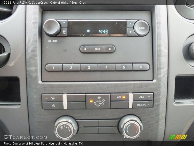 Oxford White / Steel Gray 2012 Ford F150 XL SuperCrew