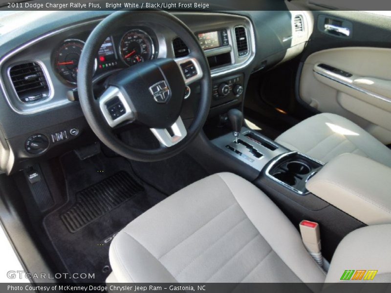 Black/Light Frost Beige Interior - 2011 Charger Rallye Plus 