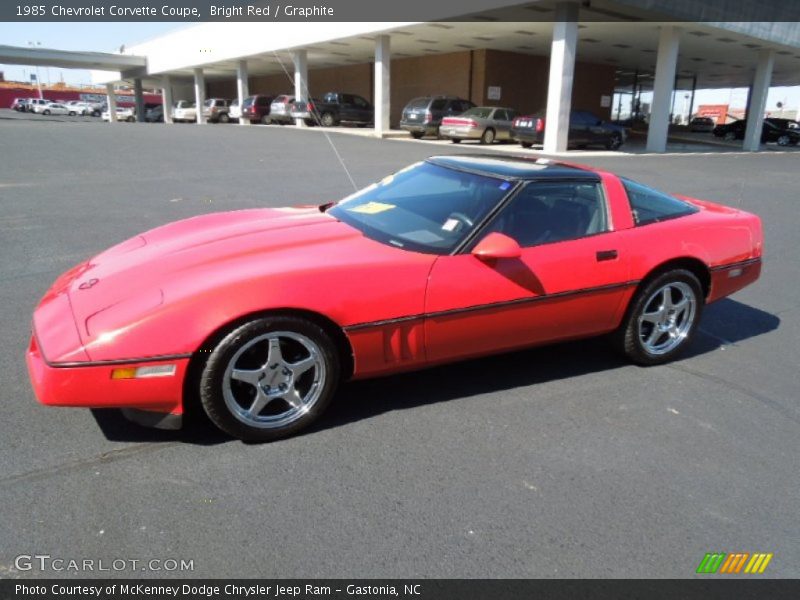 Bright Red / Graphite 1985 Chevrolet Corvette Coupe