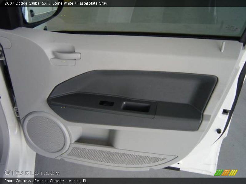 Stone White / Pastel Slate Gray 2007 Dodge Caliber SXT
