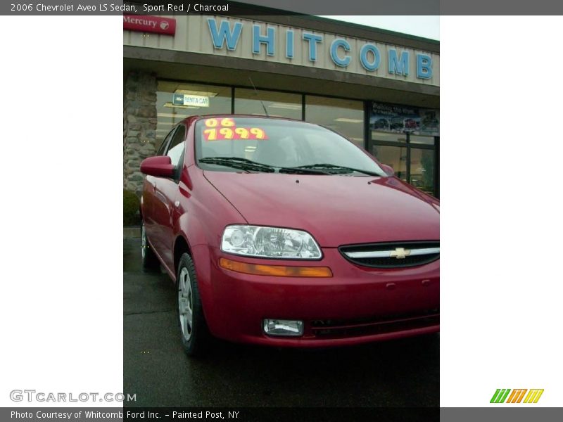 Sport Red / Charcoal 2006 Chevrolet Aveo LS Sedan