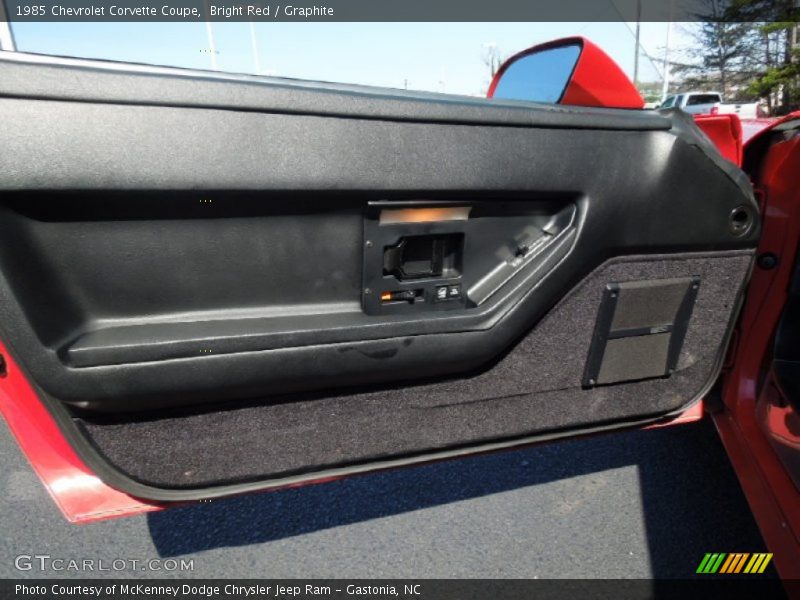 Door Panel of 1985 Corvette Coupe
