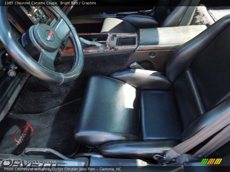 Bright Red / Graphite 1985 Chevrolet Corvette Coupe