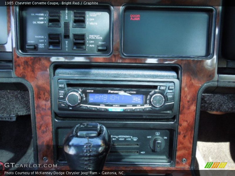 Bright Red / Graphite 1985 Chevrolet Corvette Coupe