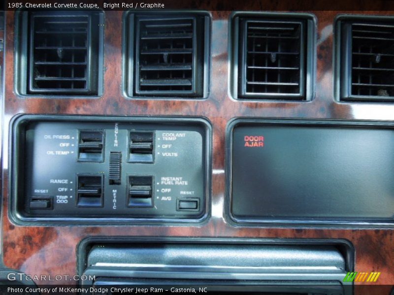 Bright Red / Graphite 1985 Chevrolet Corvette Coupe